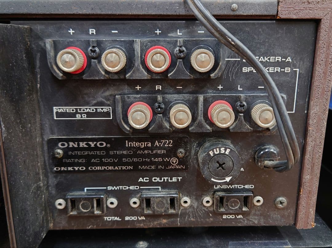 【希少・名機】ONKYO Integra A-722 プリメインアンプ【希少・名機