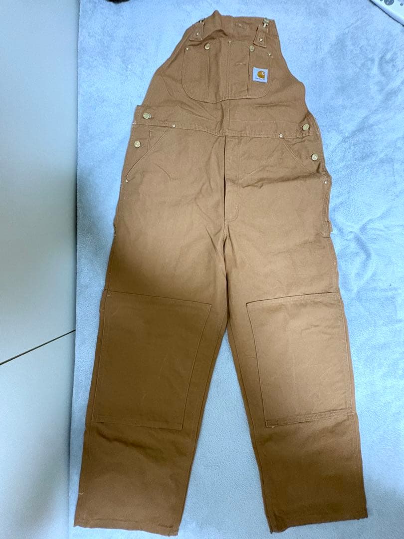Carhartt オーバーオール 茶色 メンズ 38×30 Carhartt（カーハート） オーバーオール メンズ 大きいサイズ ゆったり