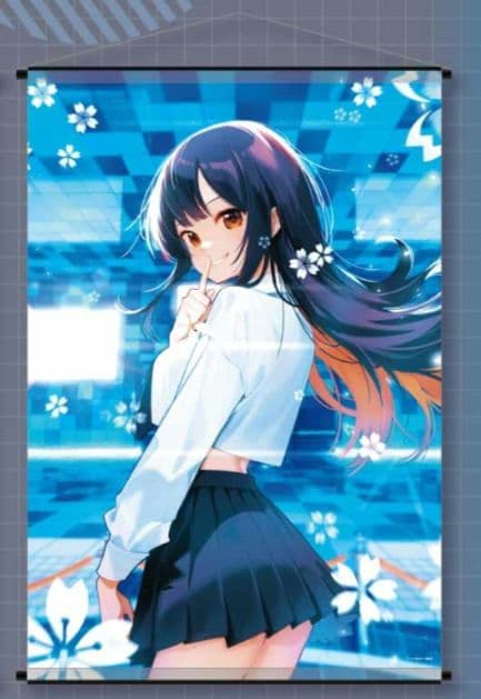 真夜中ハートチューン B2タペストリー 雨月しのぶ DMMくじ 限定 - メルカリ