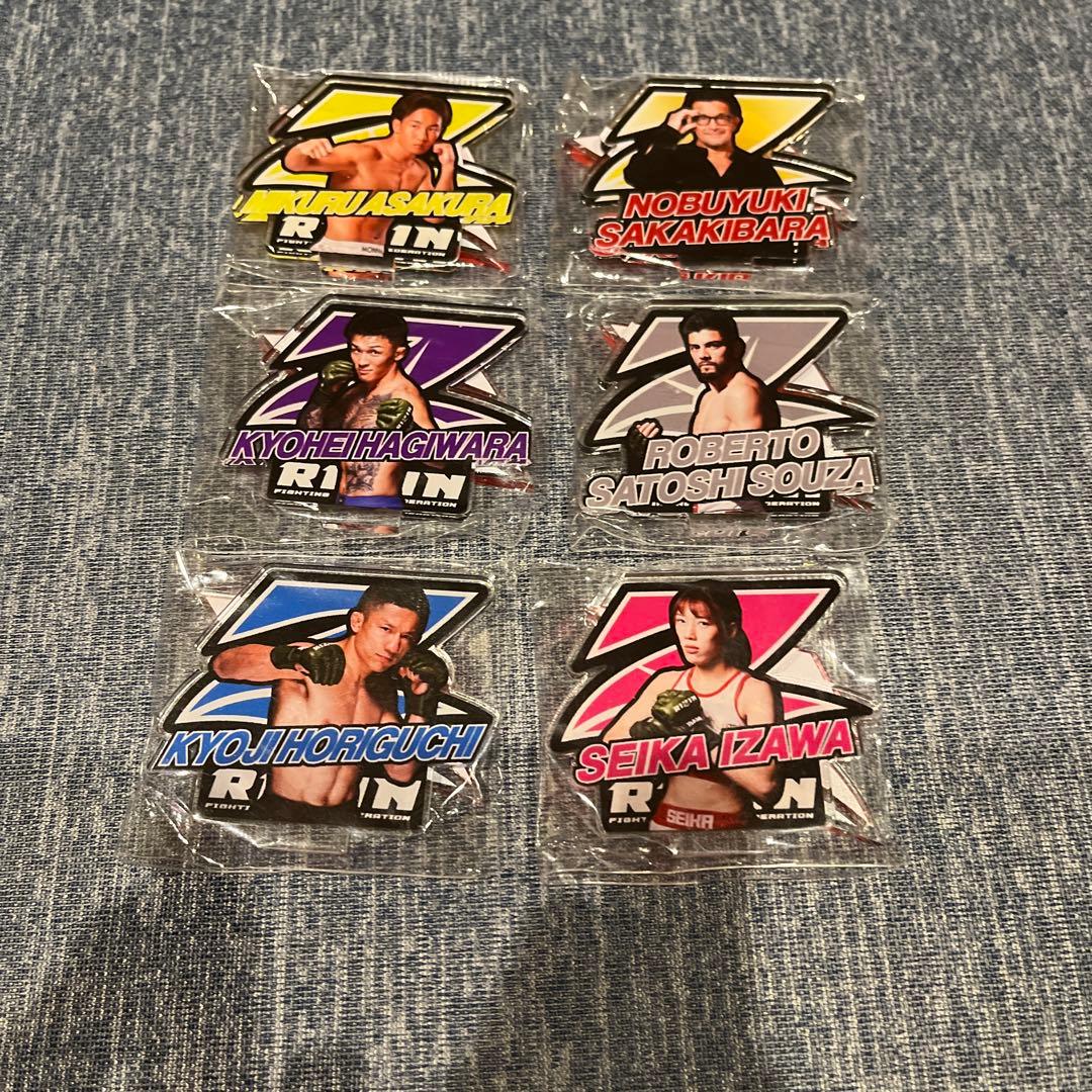 RIZIN会場限定アクリルスタンドガチャRIZINバンタム級GPベスト4 セット