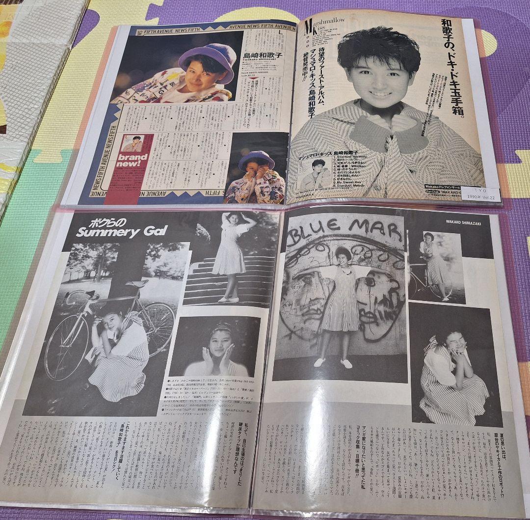 島崎和歌子(1冊200円計算)20冊分48ページ切り抜きしファイリング済み