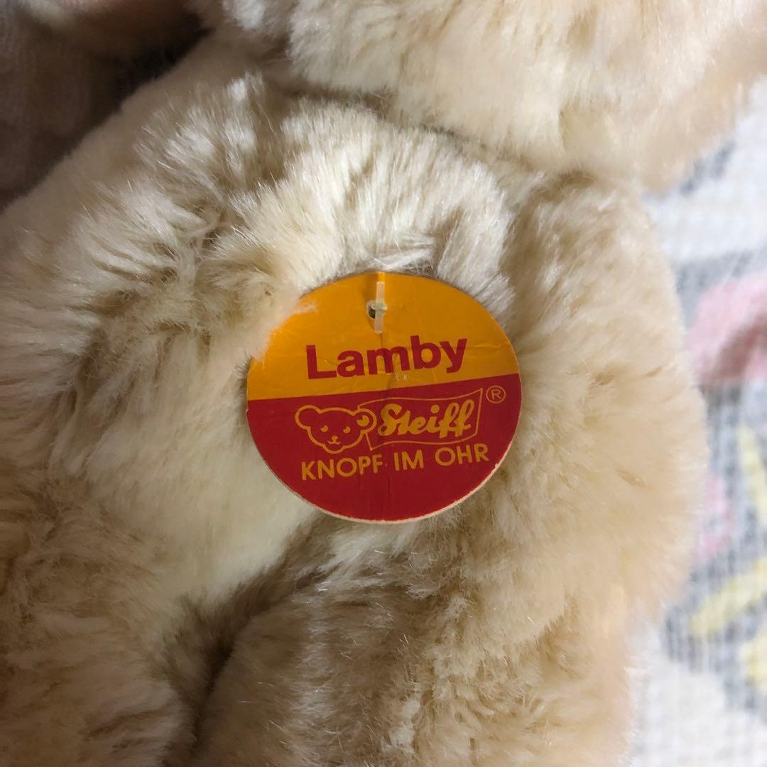 Steiff シュタイフ 073205 LAMBY ラム 22cm 中古品 - メルカリ