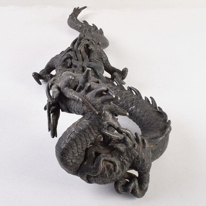 オベサス様専用 時代金工 古銅鍍金 龍 置物 重さ約4kg D R9340H - メルカリ