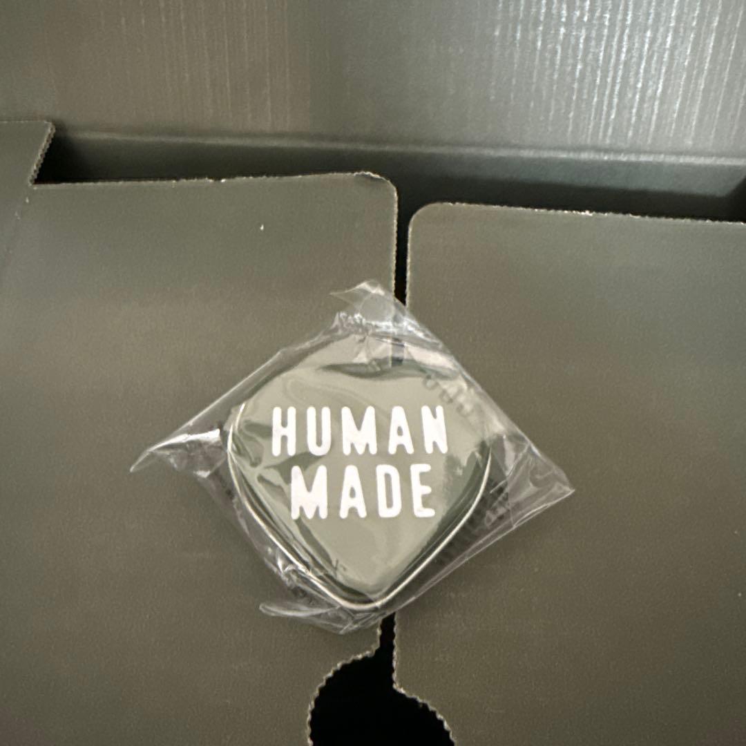 HUMAN MADE ハート型缶 新品未開封 クリップセット ノベルティ 非売品