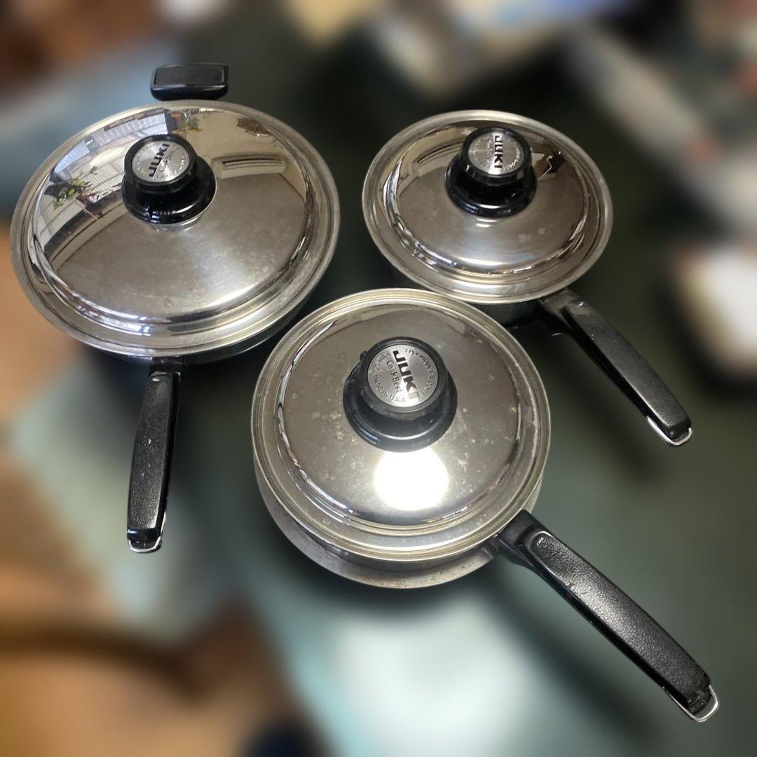 サ*ジ様 JUKI CookBest 304ステンレス 鍋 蓋付き 3点セット JUKI CookBest 304ステンレス 鍋 蓋付き 3点セット - メルカリ
