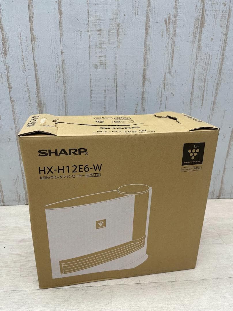 新品 シャープ 加湿セラミックファンヒーター HX-H12E6-W ホワイト シャープ HX-H12E6-W 加湿セラミックファンヒーター プラズマ