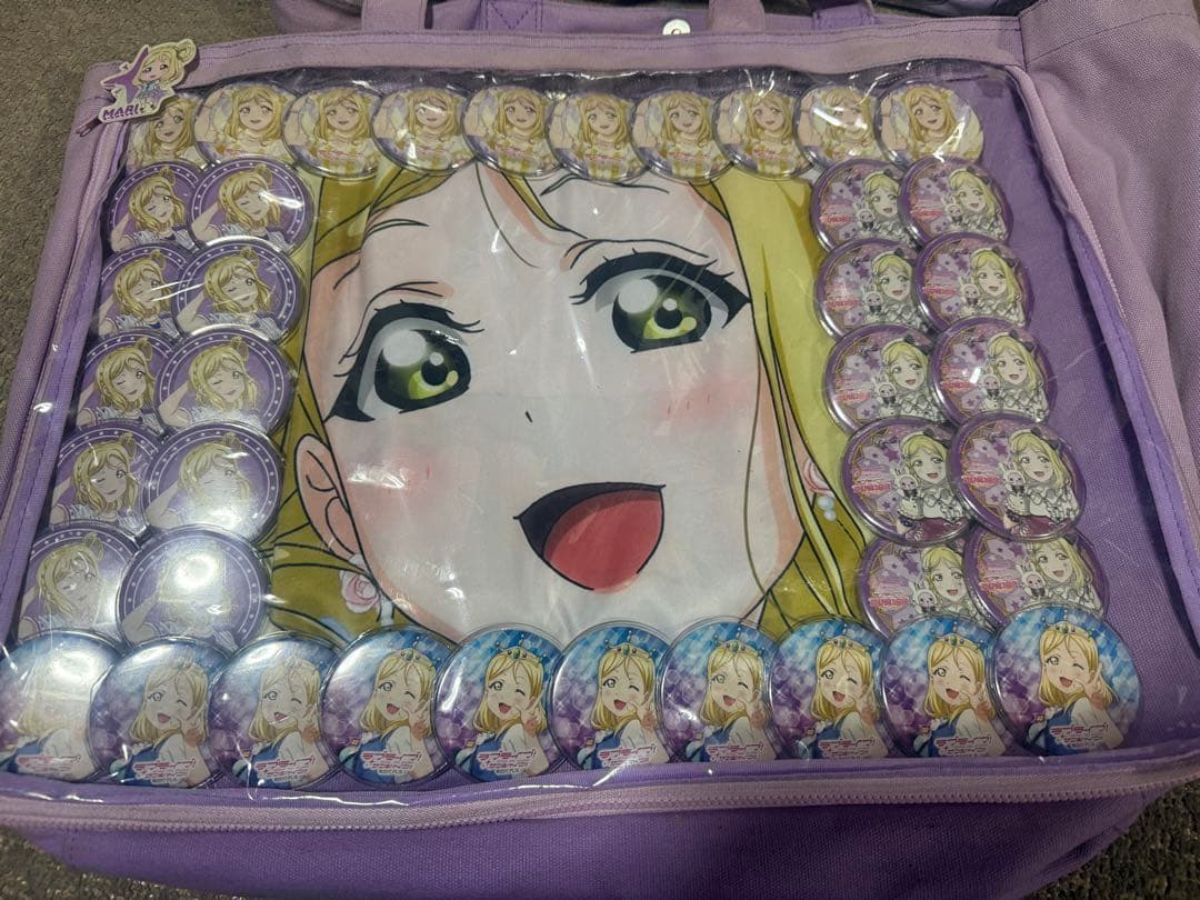 ラブライブ サンシャイン Aqours 小原鞠莉 A3 トートバッグ 痛バ