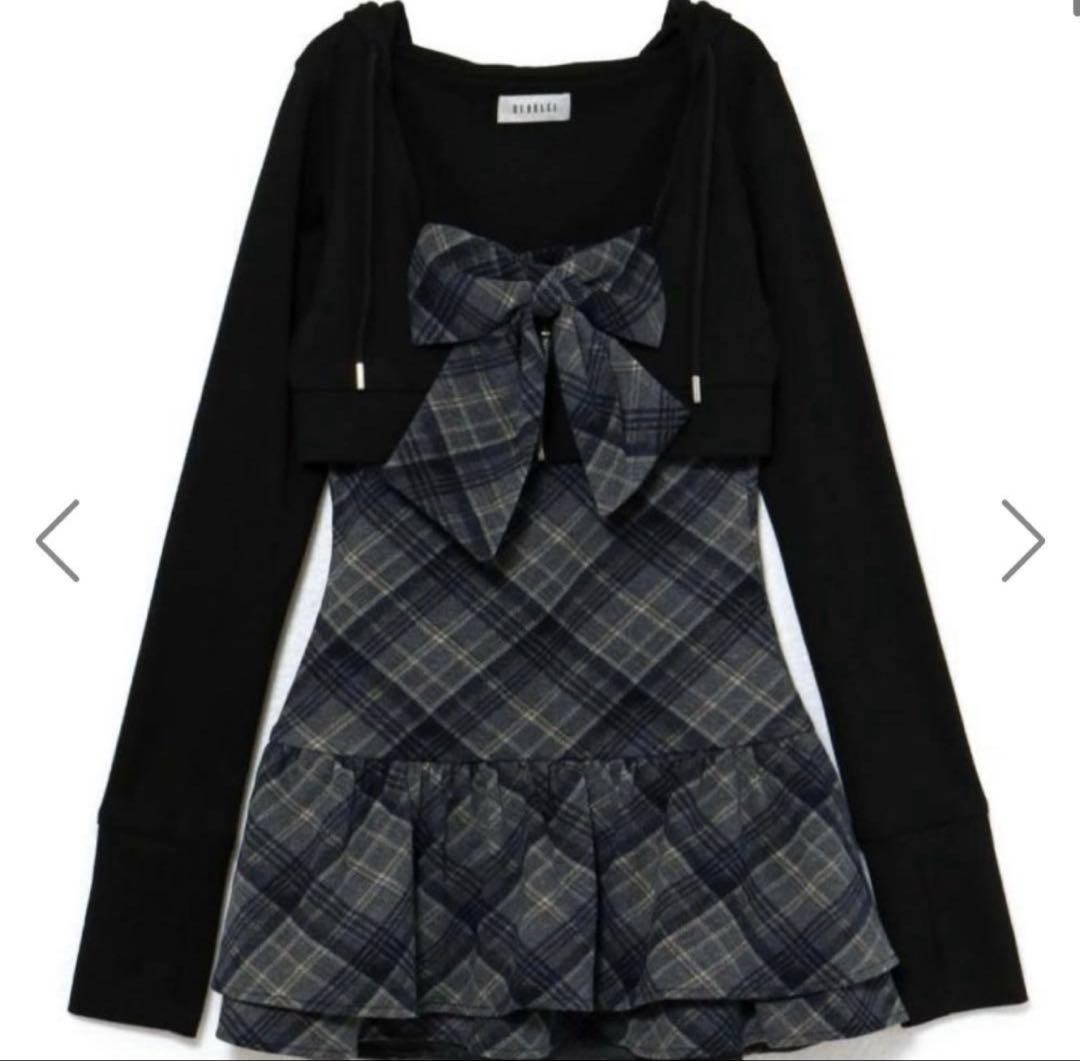 bubbles チェックパーカーワンピース - メルカリ