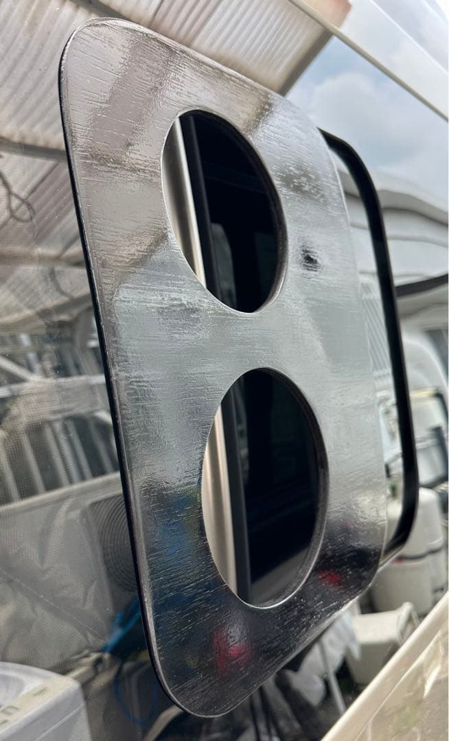 エコフローwave2 ダクトパネル 助手席側小窓用 塗装あり - メルカリ