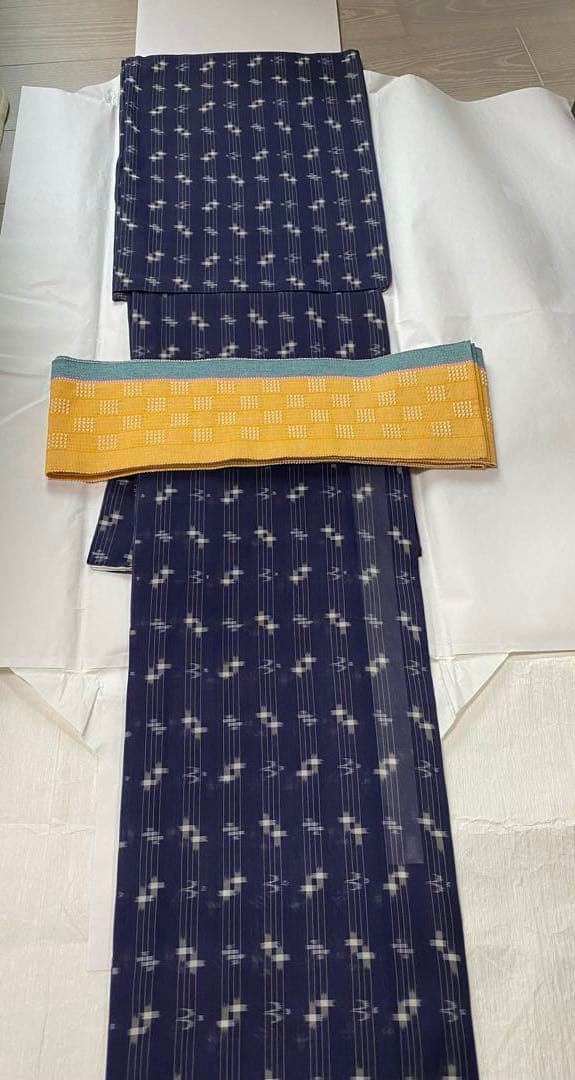 【美品】本場琉球かすり　薄物（トールサイズ）