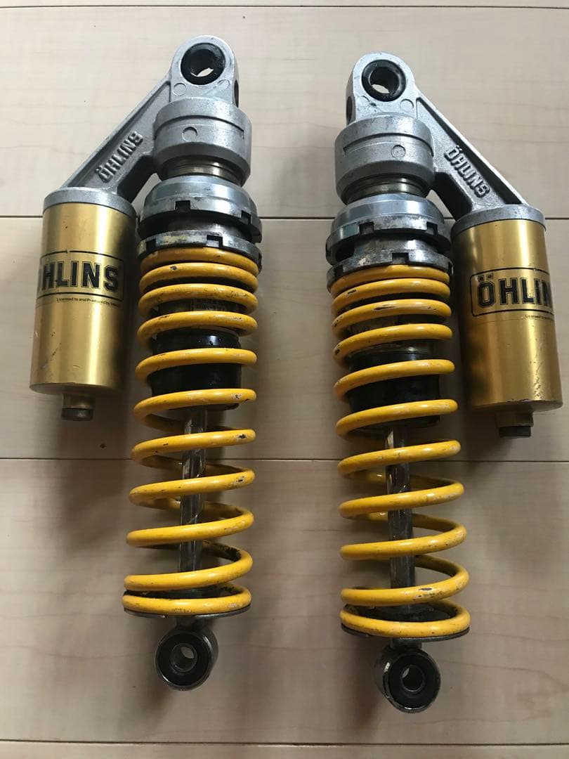 XJR400R ÖHLINS サスペンションショック イエロー - メルカリ