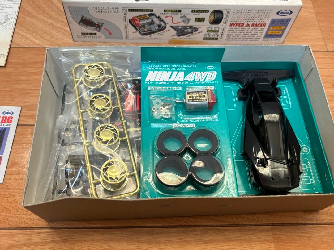 当時物 マルイ ミニ四駆 ザ・ニンジャ4WD ジュニア 未組立 ホビー