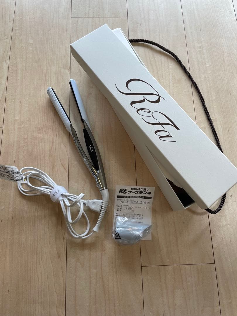 ReFa ストレートヘアアイロン ホワイト・シルバー - メルカリ