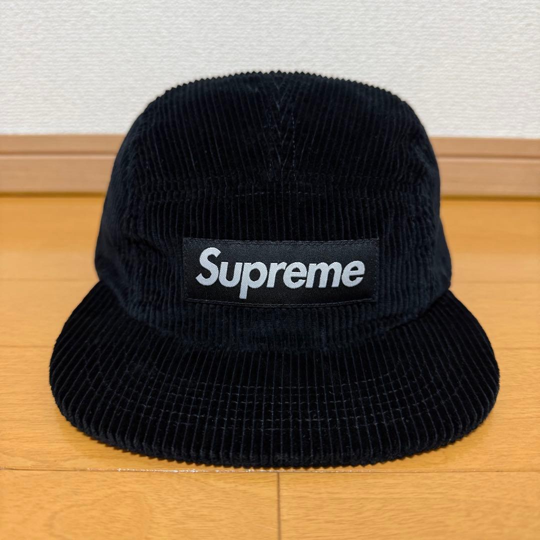 未使用 Supreme Corduroy Camp Cap ブラック 18ss Supreme Corduroy Camp Cap Black | eBay