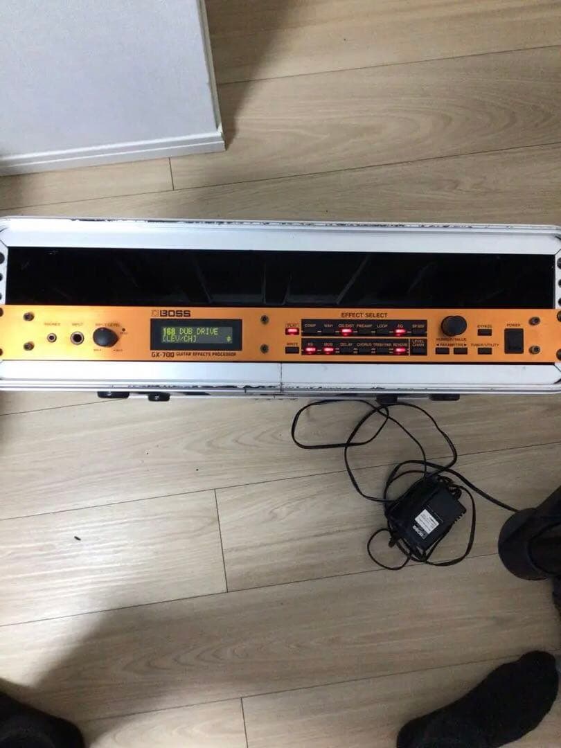美品ギターエフェクターBOSSGX700、フットコントロールペダルの完全セット