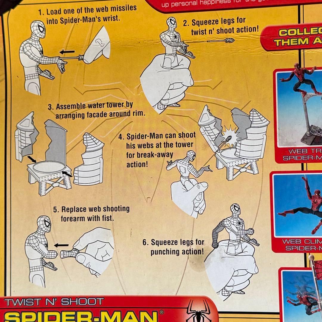 トイビズ社 映画スパイダーマン2 ツイストンシュート スパイダーマン