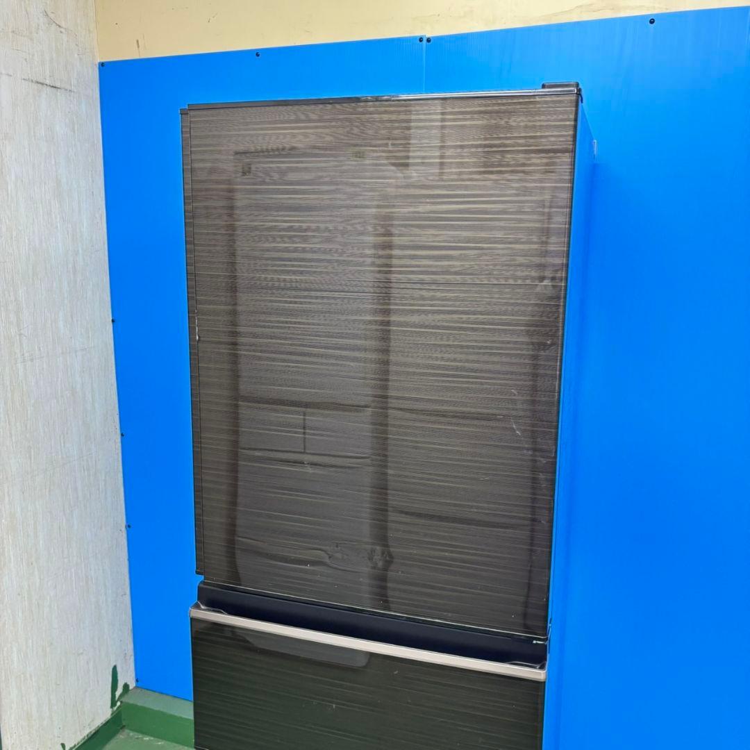 524 冷蔵庫 大型 300L〜400L 右開き 木目調 自動製氷機 極美品