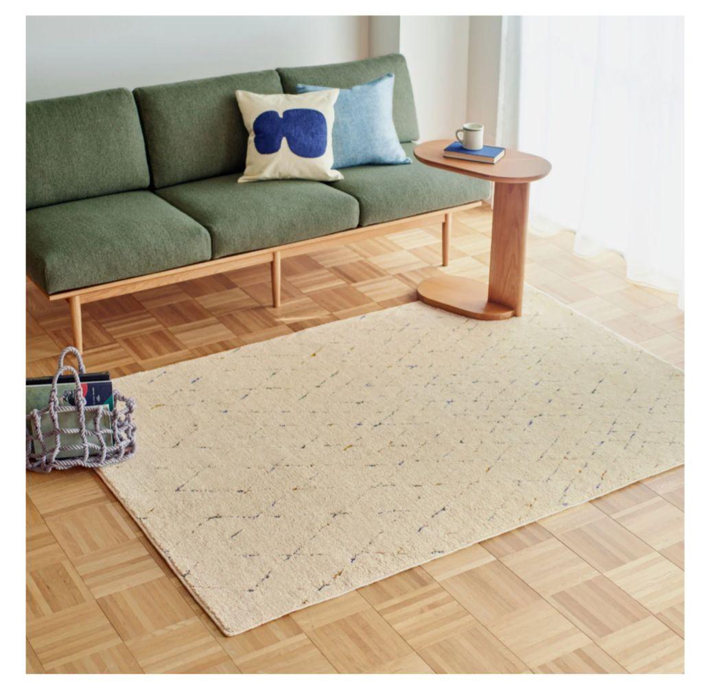 unico ウニコ ラグ OLAP 100×140cm - メルカリ