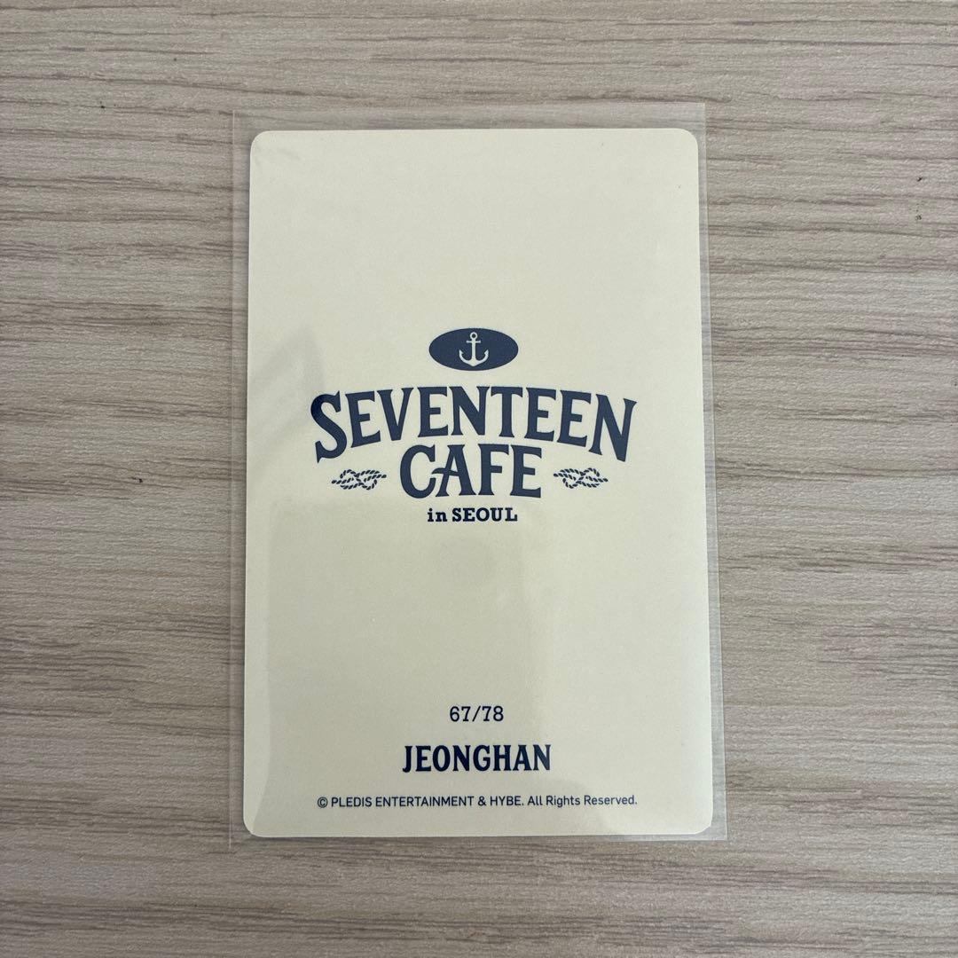 JEONGHAN SEVENTEEN CAFE in SEOUL トレカ - メルカリ