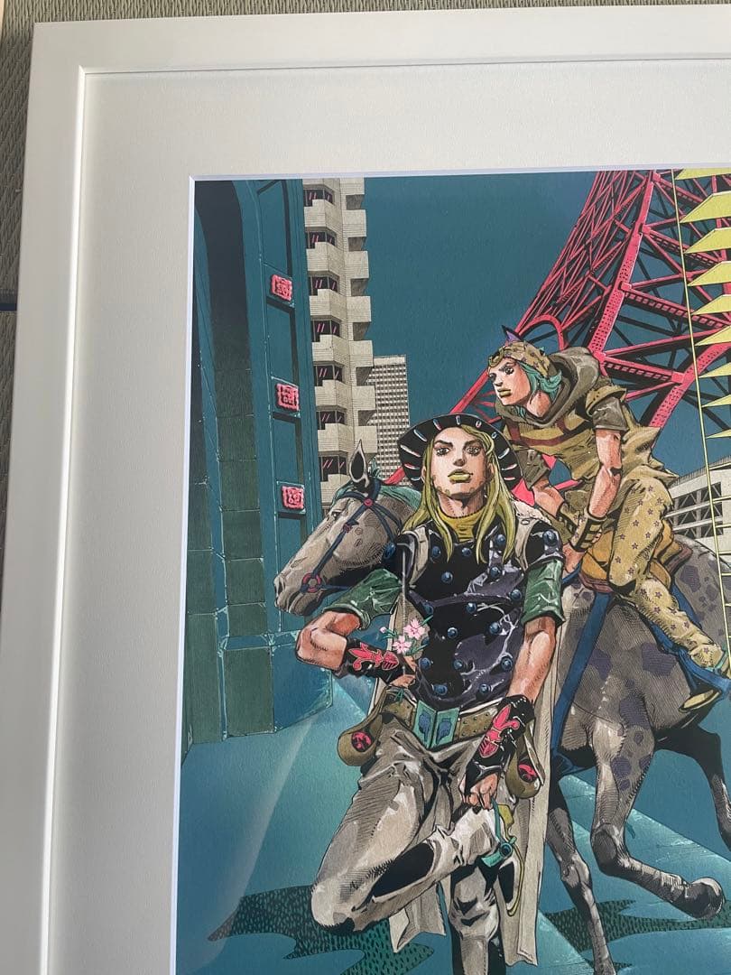 ジョジョの奇妙な冒険 複製原画 7部 ジョニィ&ジャイロ ジョジョ展