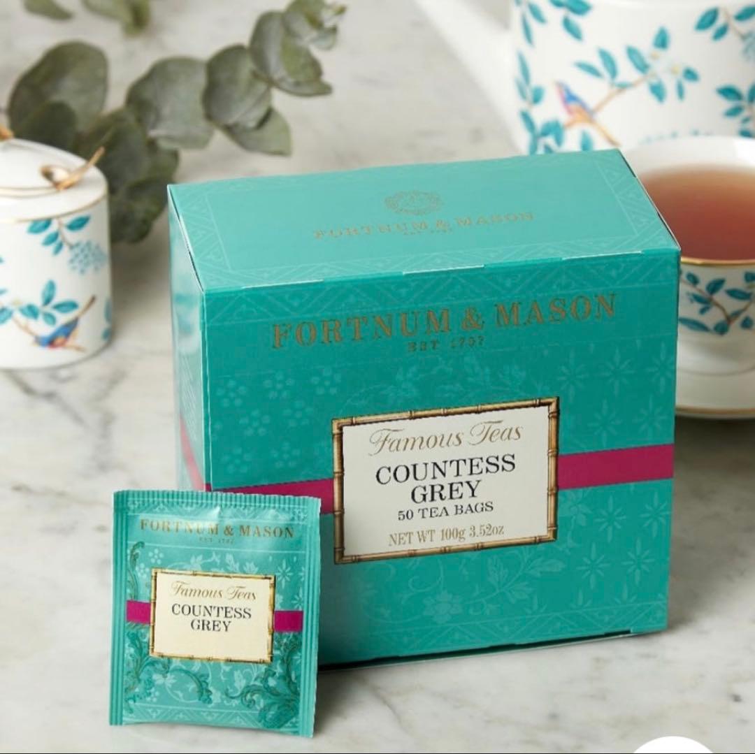 フォートナム＆メイソン カウンテスグレー 紅茶 50個 ティーバッグ