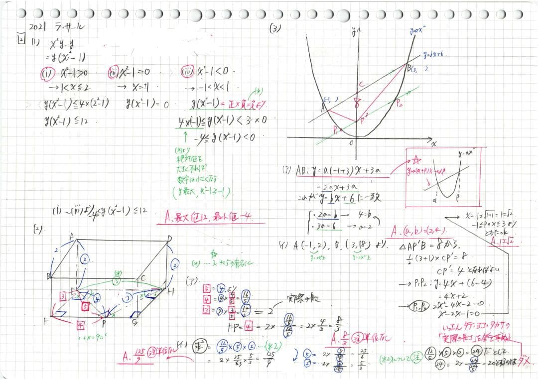 今だけ3割引塾講師オリジナル数学解説 ラサール 高校入試 過去問 2008
