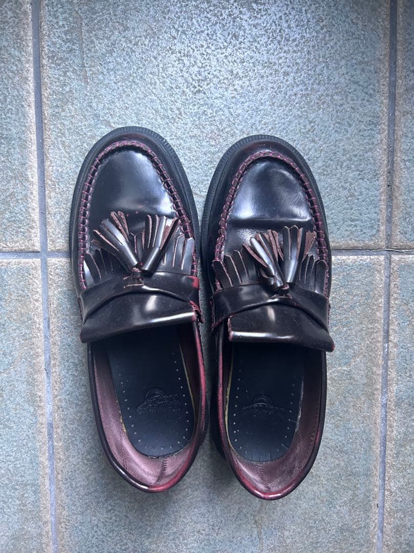 Dr.Martinエイドリアンタッセルローファー（チェリーレッド) ADRIAN タッセルローファー