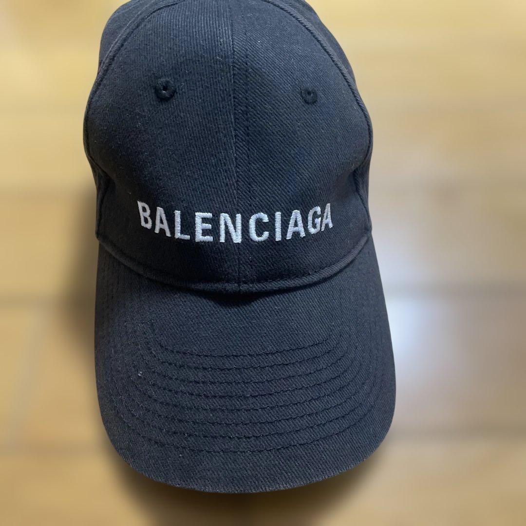 BALENCIAGA キャップ 黒 58cm Lサイズ イタリア製 - メルカリ