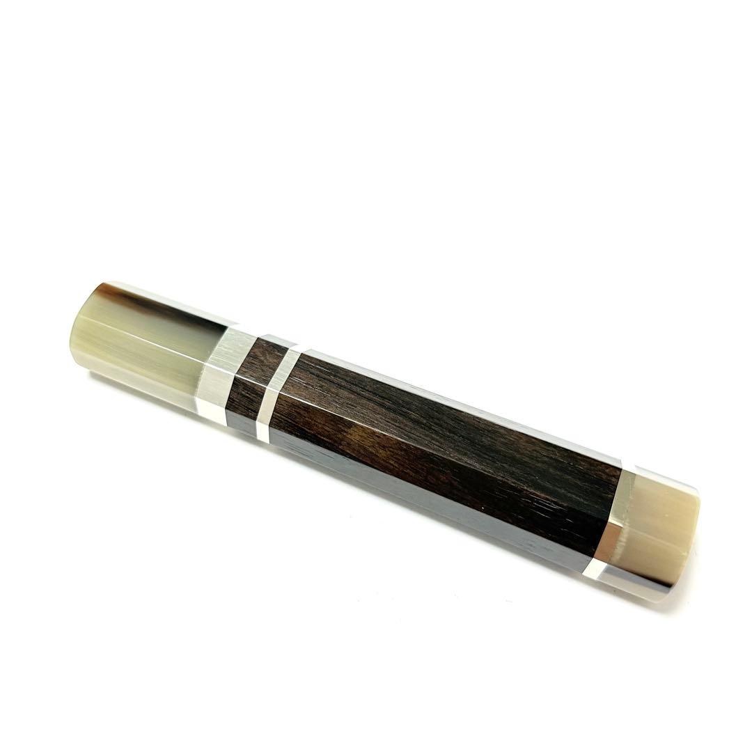 5本セット 柳刃300 黒檀八角柄 柳刃尺 手作り 包丁柄 ハンドル