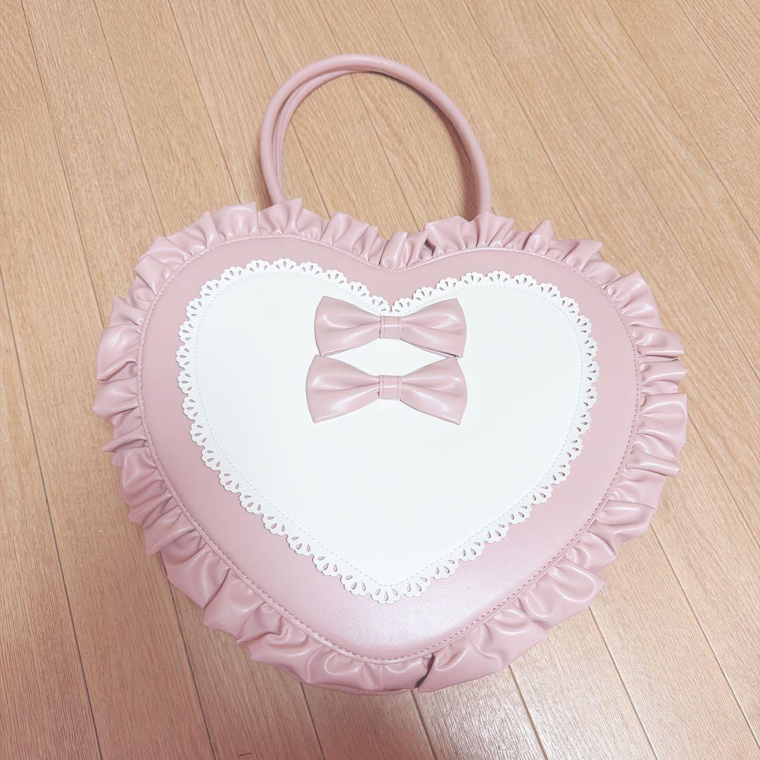 Chalmiere 推し活ハートバッグ ピンク 推し活ハートミディバッグ | Chalmiere | axes femme onlineshop