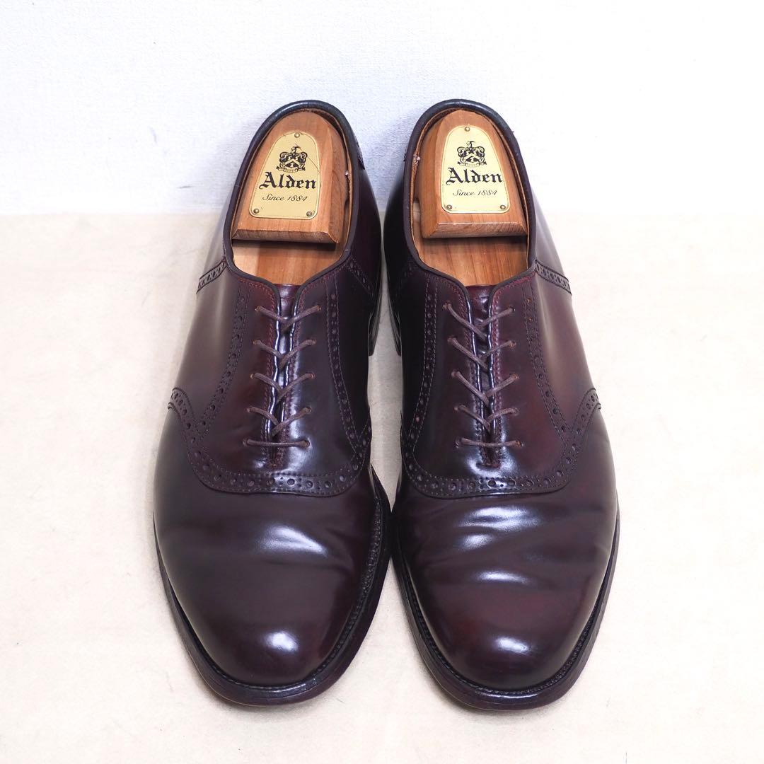 Alden オールデン プレーントゥ 994 USED)ALDEN オールデン 994 シェルコードバン サドルシューズ
