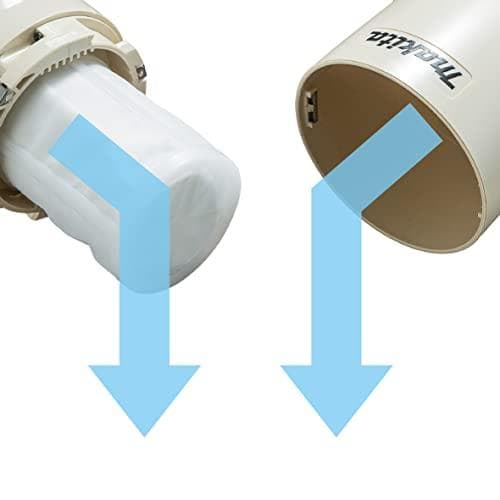 マキタ(Makita) 充電式クリーナ（アイボリー）バッテリ内蔵式 10.8po