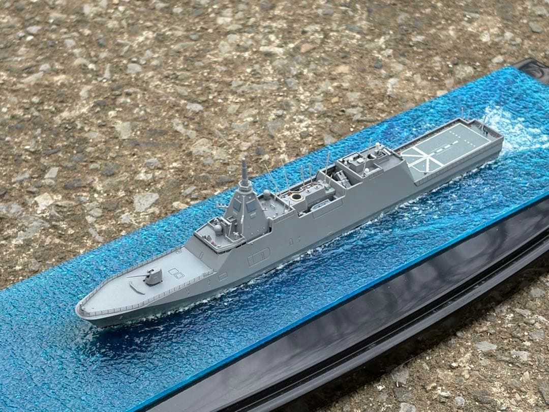 1/700 海上自衛隊 FFM-1 護衛艦もがみ 全塗装 洋上ジオラマ - メルカリ