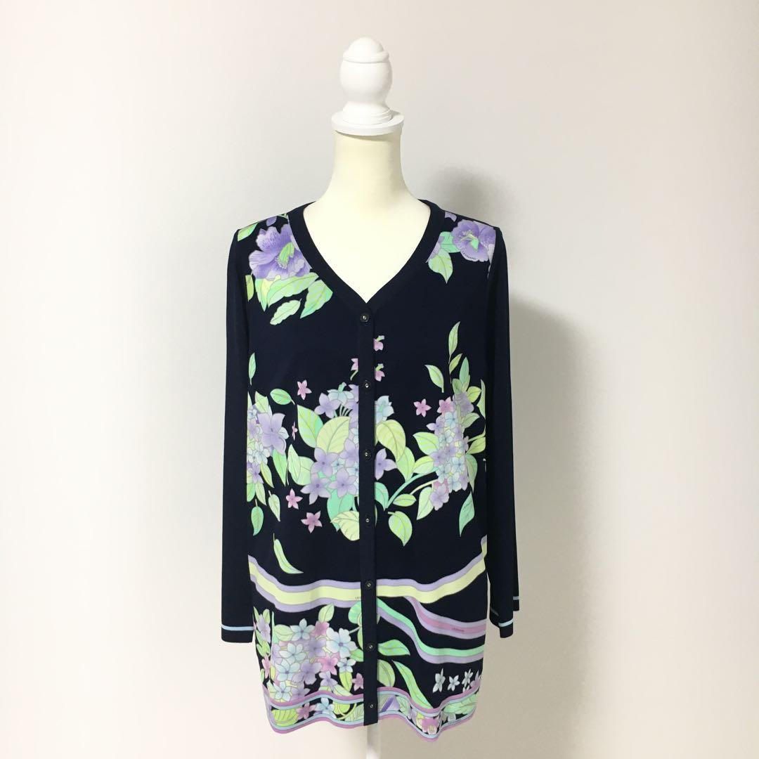 新品同様 LEONARD レオナール カンカン ロング カーディガン 42 - メルカリ