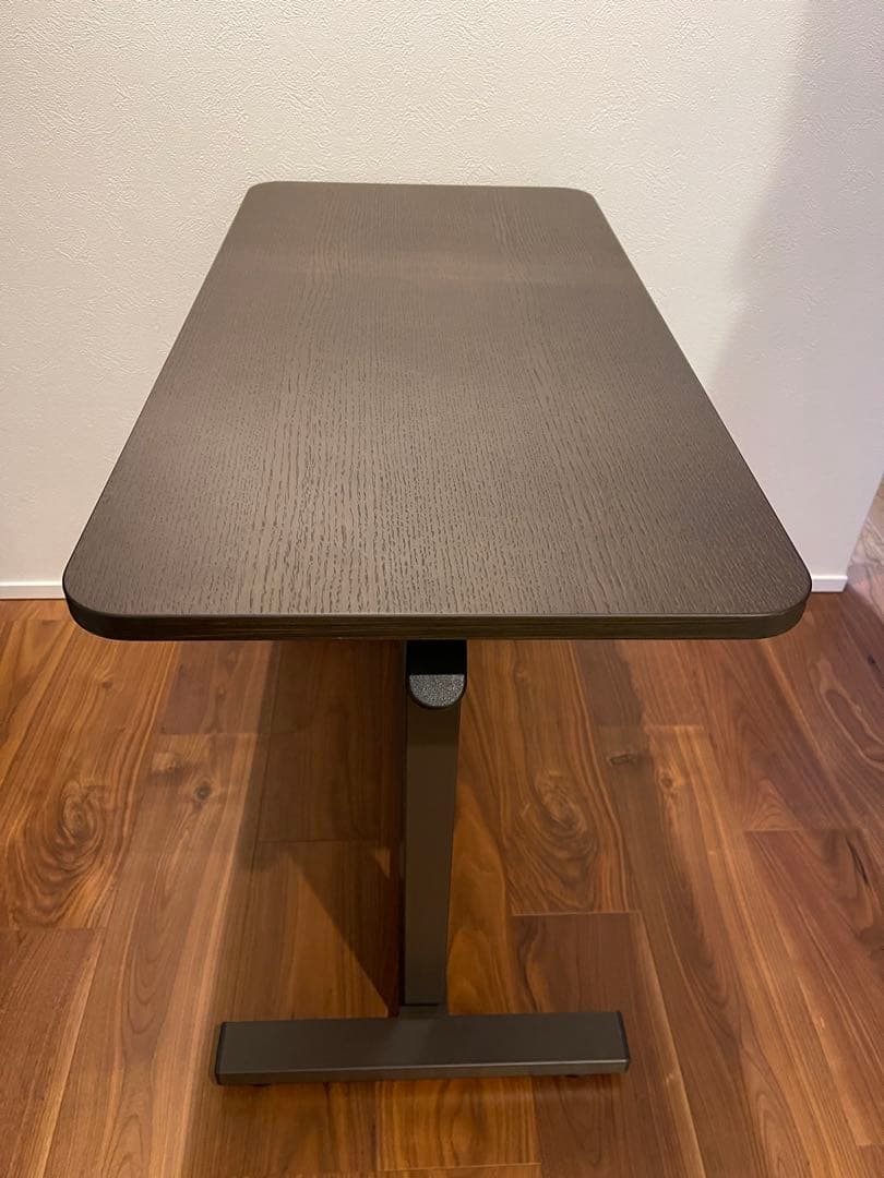 ニトリ 昇降式サイドテーブル ダークブラウン 高さ調整可能 - メルカリ