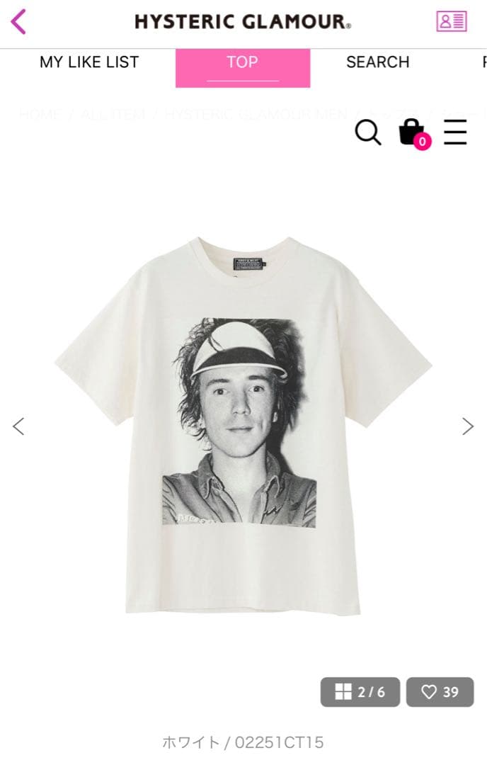 新品未使用品】HYSTERIC GLAMOUR ジョン・ライドン XL - メルカリ