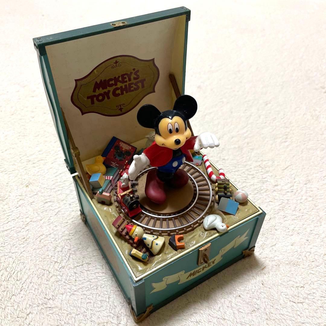 Disney ヴィンテージ ミッキーマウス オルゴール - メルカリ