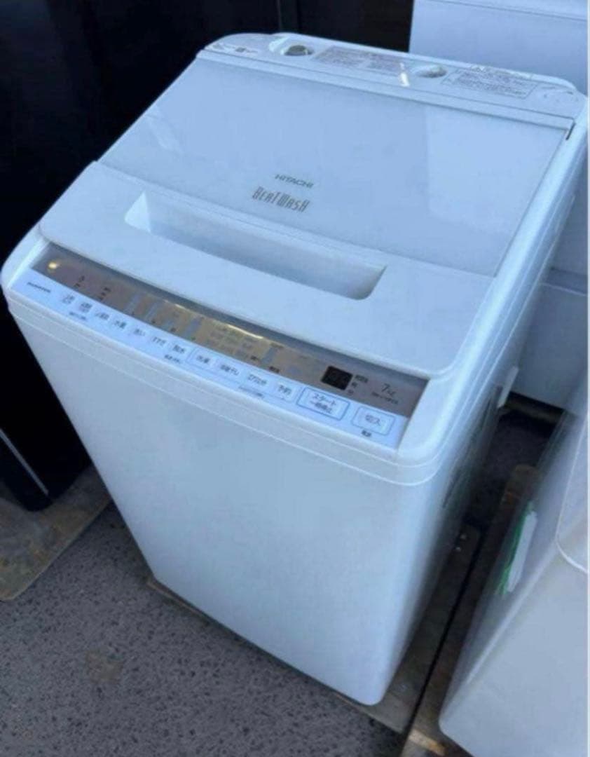 高年式】2021年式 7kg HITACHI洗濯機 BW-V70FE8 - メルカリ