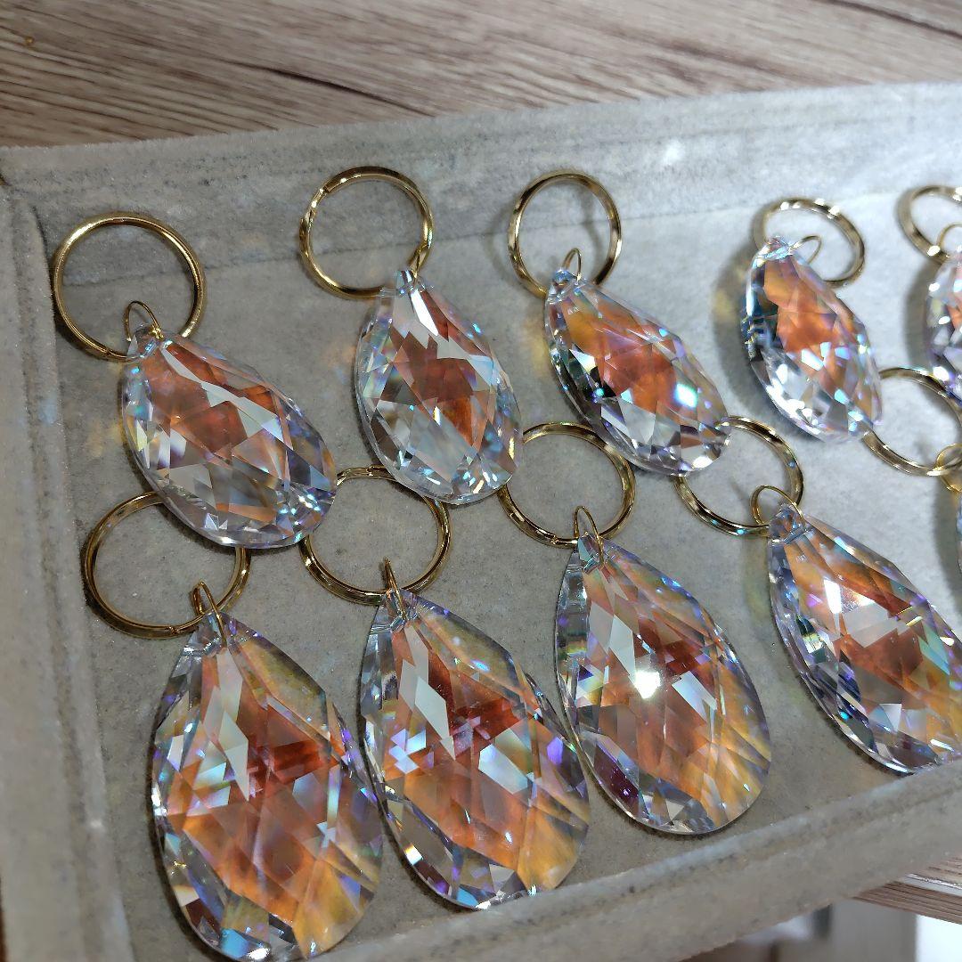 aphrodite様♡ハンドメイドスワロフスキーキーリング10点 - メルカリ