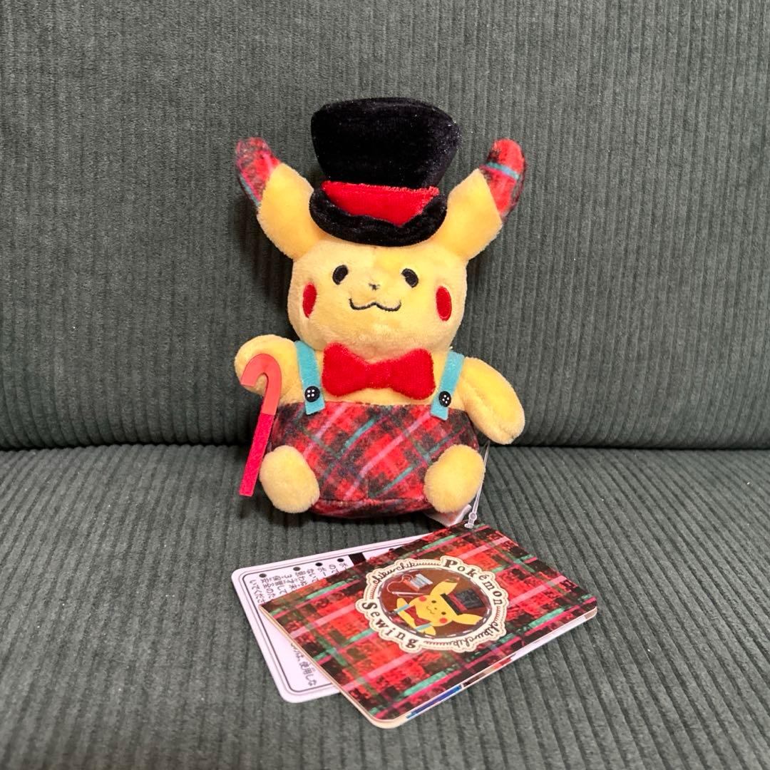 ピカチュウ chiku-chiku sewing ぬいぐるみ タグ付き ゲーム・おもちゃ
