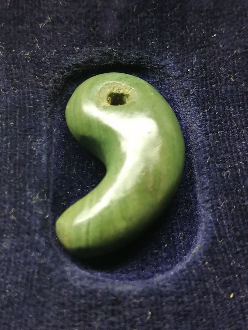 ☆超貴重 古墳期『出雲石勾玉』出土品。本物。本物の古代勾玉です