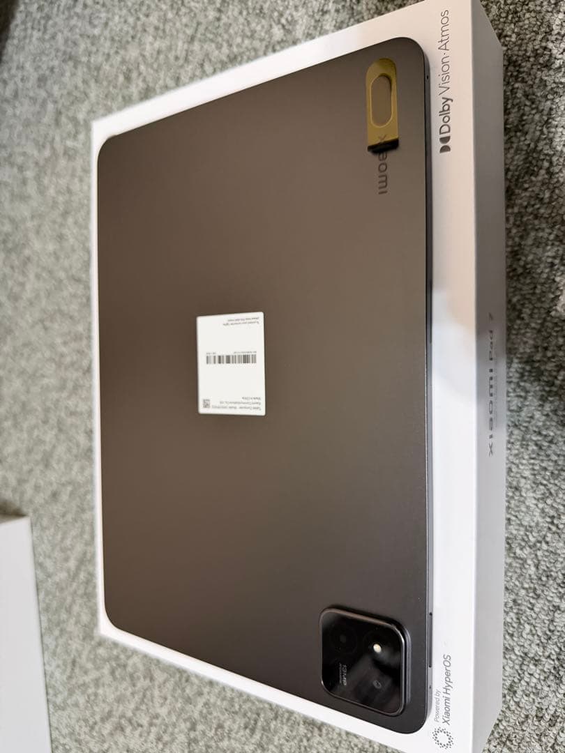 Xiaomi Pad7 8G+128G グレー 純正三つ折りスタンドケース付き