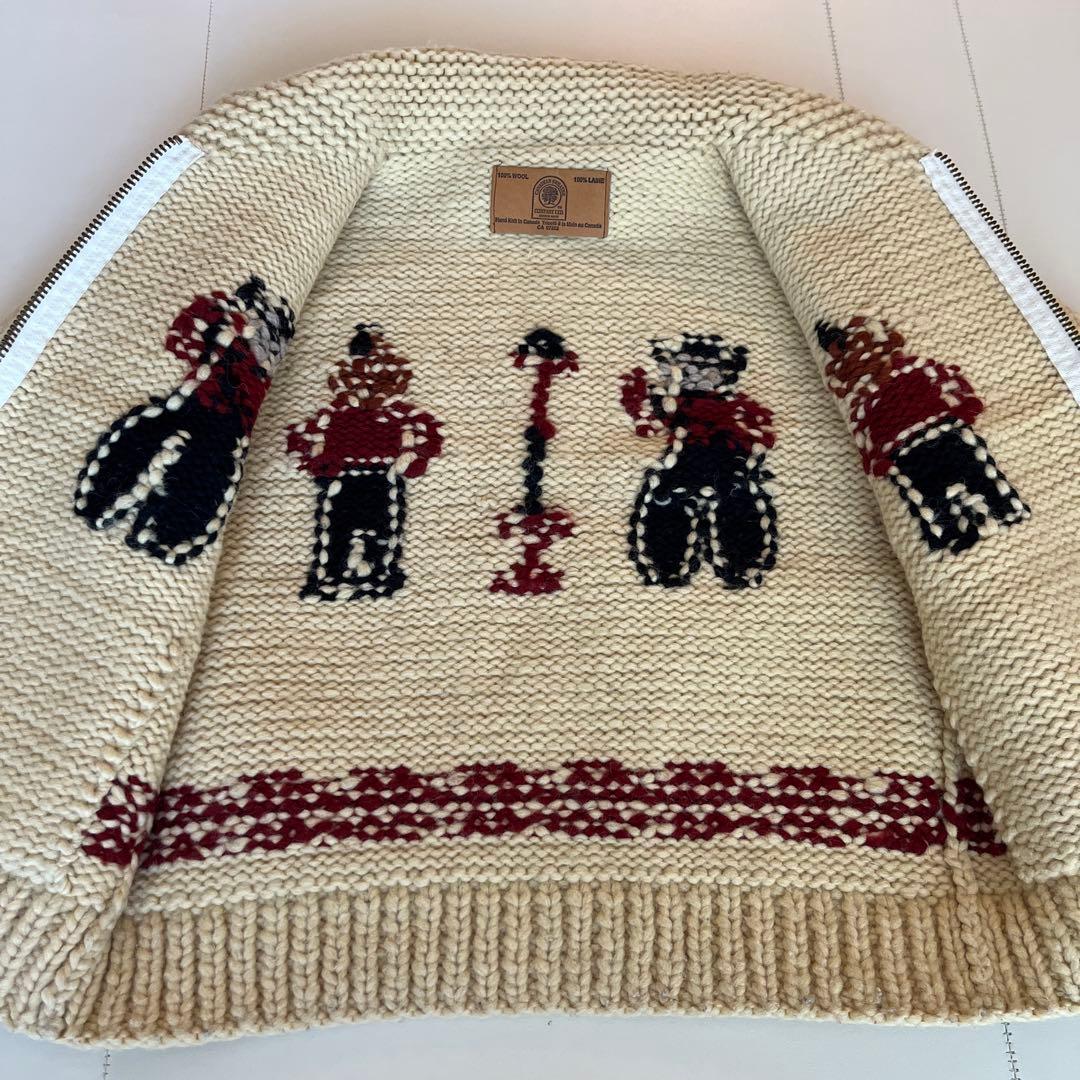 希少】カナディアンセーターカンパニー カウチン インディアン柄