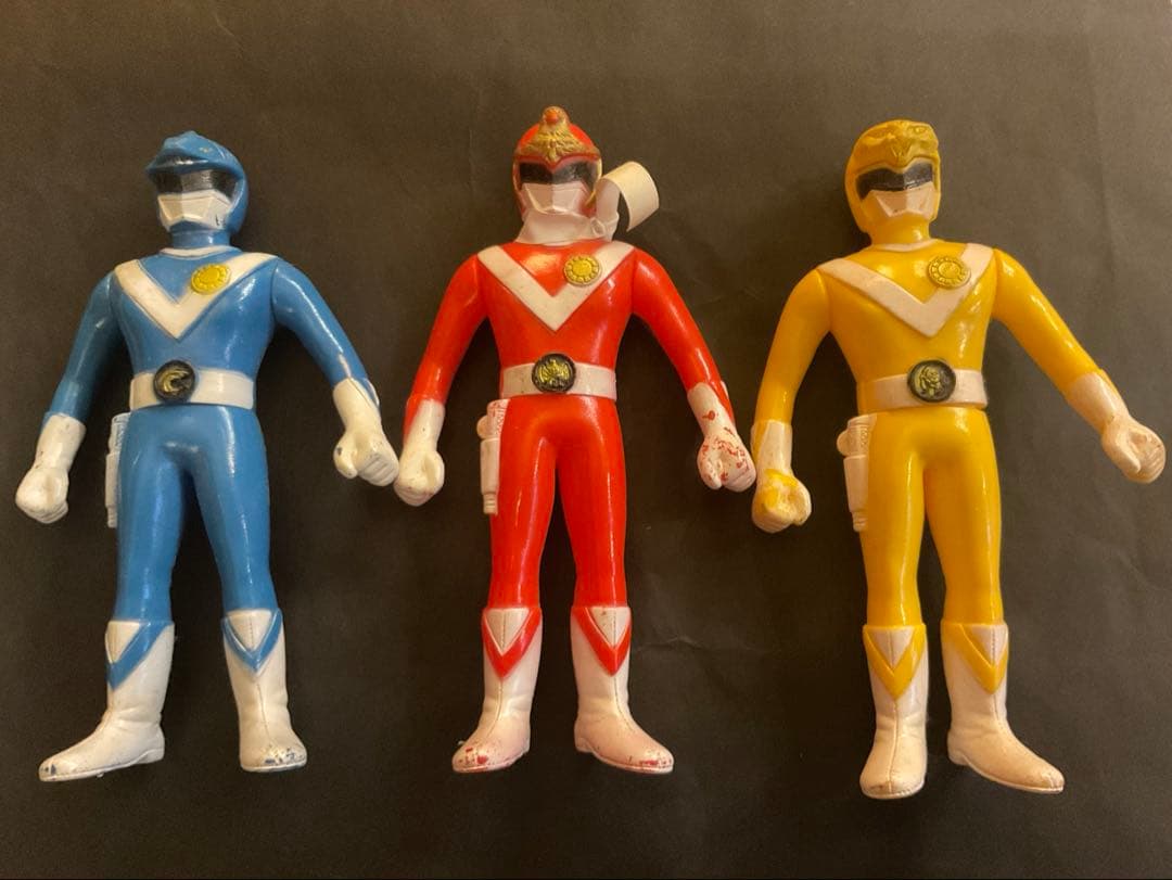 サンバルカン　ポピー　ソフビ 3体セット　当時物 ポピー ソフビ サンバルカン 当時物