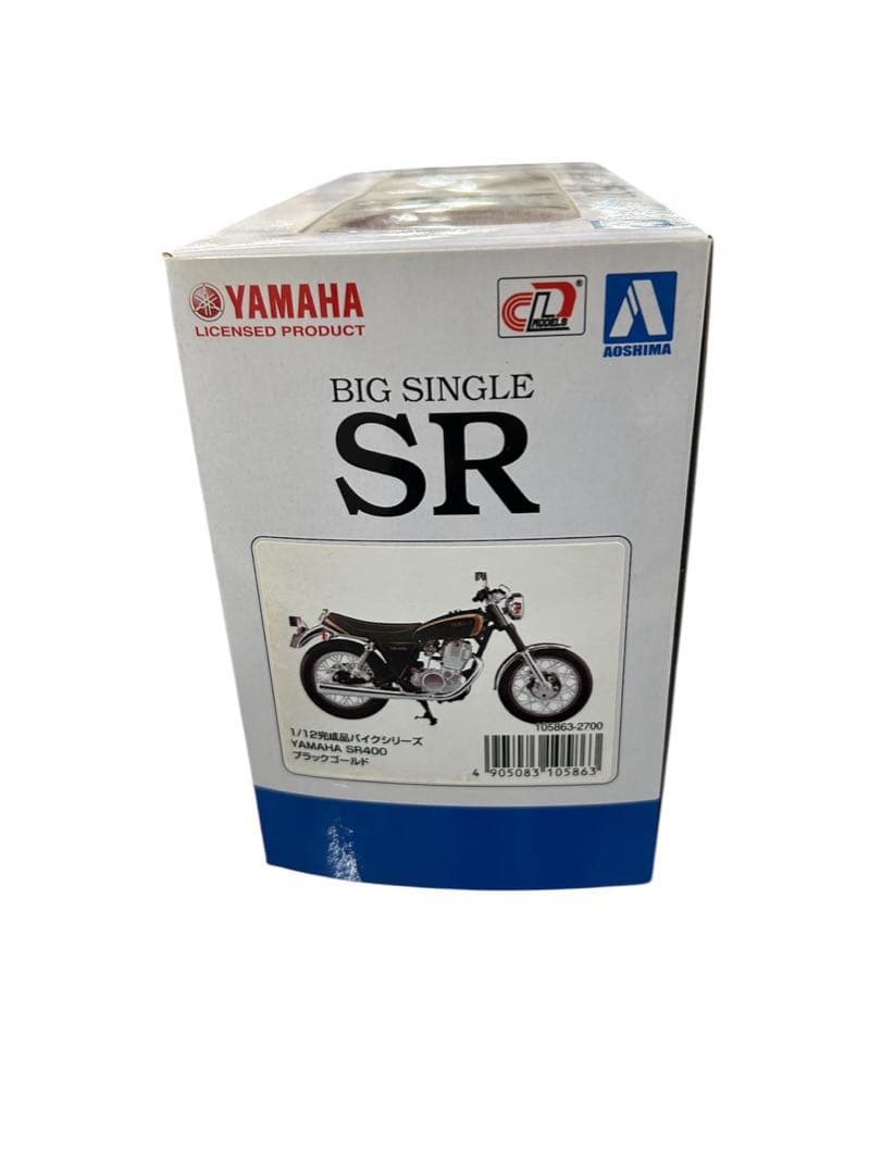 アオシマ 1/12完成品バイクシリーズ ヤマハ SR400 ブラックゴールド