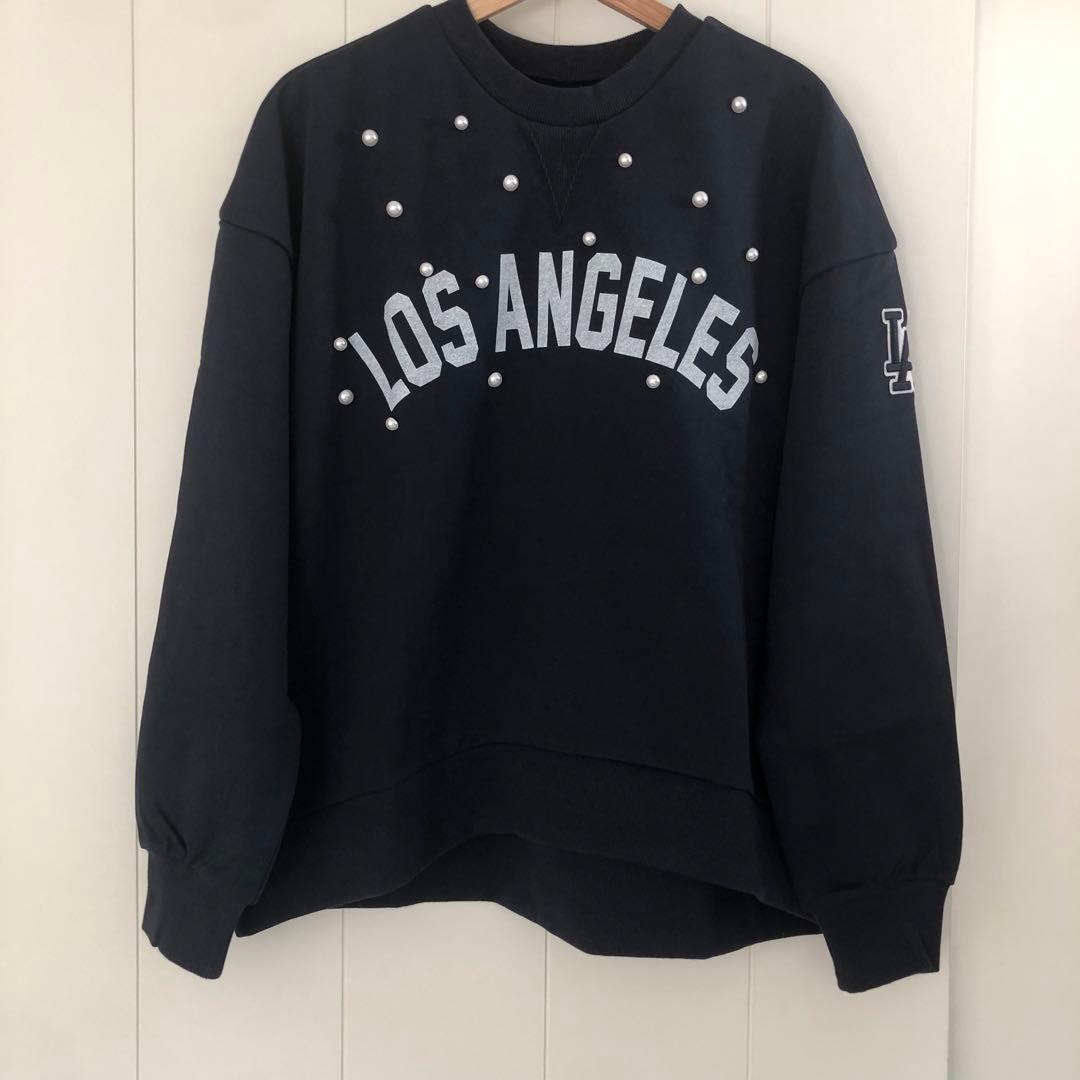 CADUNE カデュネ パールスウェット ネイビー