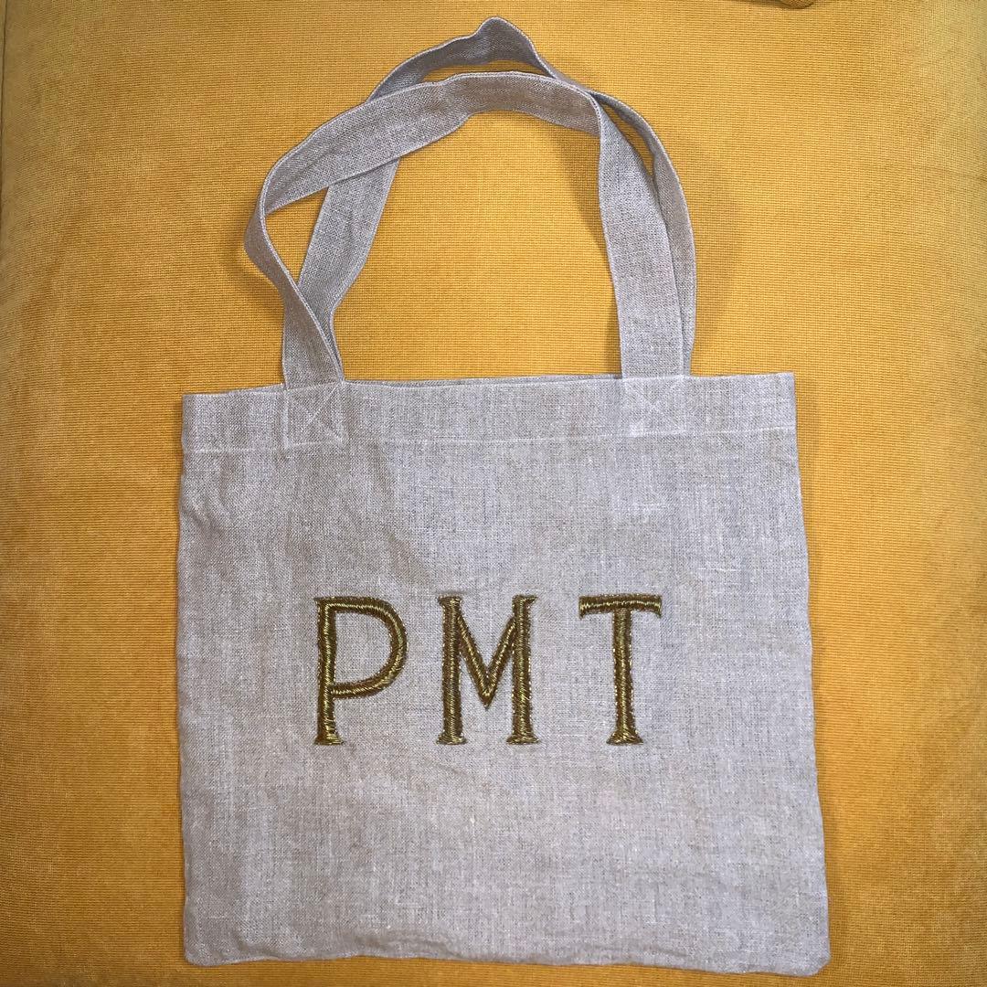 ピモンテ 刺繍 エコバッグ ベージュ - メルカリ