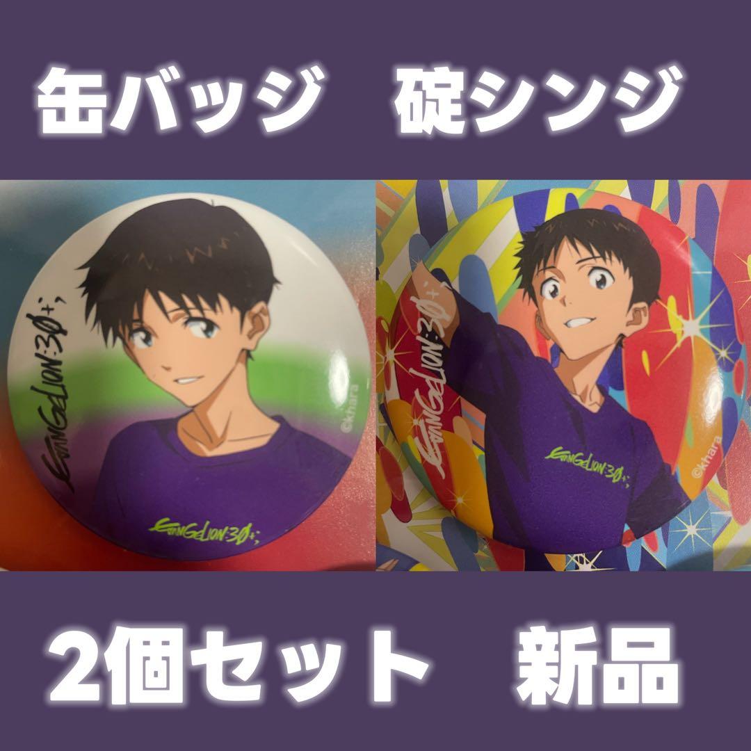 EVANGELION:30+ エヴァフェス 缶バッジ 碇シンジ 2個セット 横浜