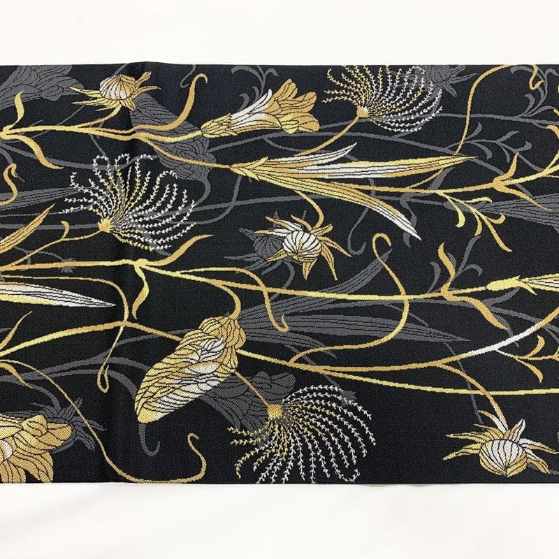 508my75◇モダン アート 植物文 六通 袋帯◇美品 - メルカリ