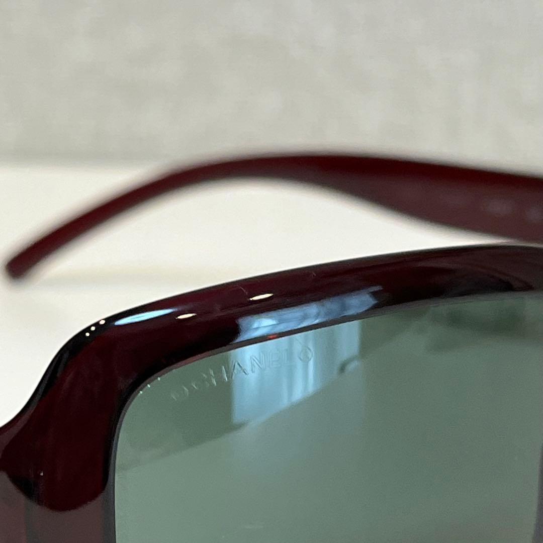 希少カラー✨️ CHANELサングラス 6024 サイドココ ボルドー - メルカリ